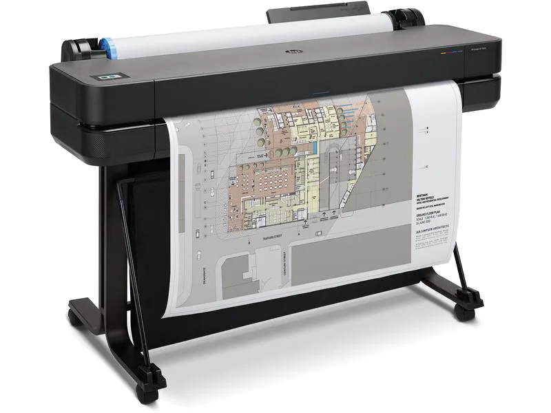 HP Grossformatdrucker DesignJet T630 - 36", Druckertyp: Farbig, Verbindungsmöglichkeiten: LAN, USB, WLAN, Drucktechnik: Tintenstrahl, Total Fassungsvermögen Papierzuführungen: 1 Rolle/n, Funktionen: Drucken, Anzahl Papierzuführungen (integriert): 1