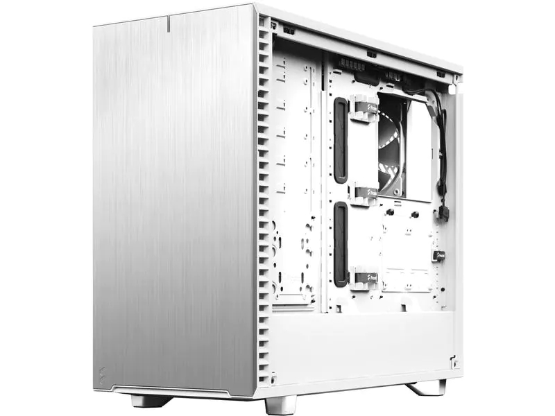 Fractal Design PC-Gehäuse Define 7 Weiss, Unterstützte Mainboards: E-ATX, ATX, Mini-ITX, Micro-ATX, Gehäuse Bauart: Mid-Tower, Detailfarbe: Weiss, Anzahl Lüfterplätze: 9, Sichtfenster: Nein, Netzteil vorinstalliert: Nein