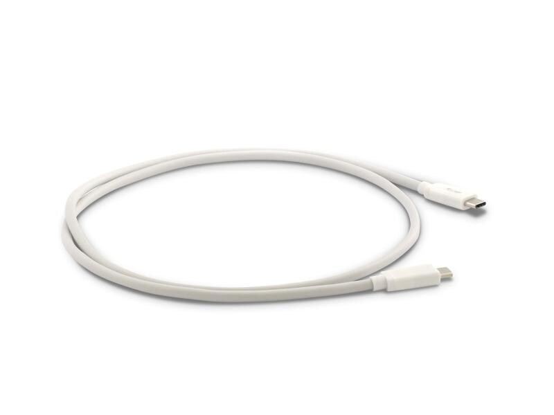 LMP USB 3.1-Kabel C - C 1 m, Kabeltyp: Anschlusskabel, Steckertyp Seite A: USB-C Stecker, Farbe: Weiss, Steckertyp Seite B: USB-C Stecker, USB Standard: 3.1 Gen 2 (10 Gbps), Länge: 1 m, Besondere Eigenschaften: Keine