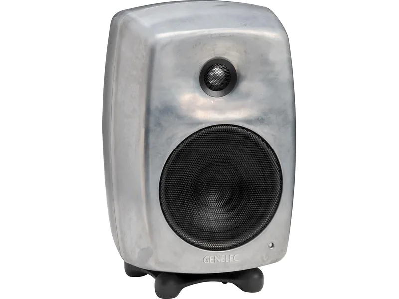 Genelec Studiomonitor G Three ? 50 Watt, Aluminium Raw, Monitor Typ: Nearfield Monitor, Midfield Monitor, Multimedia / Desktop, Lautsprecher Wege: 2-Wege, Lautsprecher Kategorie: Aktiv