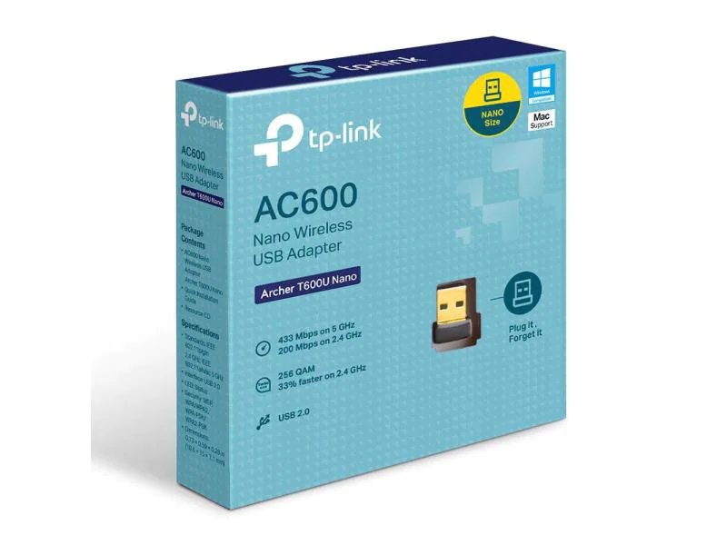 TP-LINK Nano Wireless USB Adapter Archer T600U Archer T600U Nano