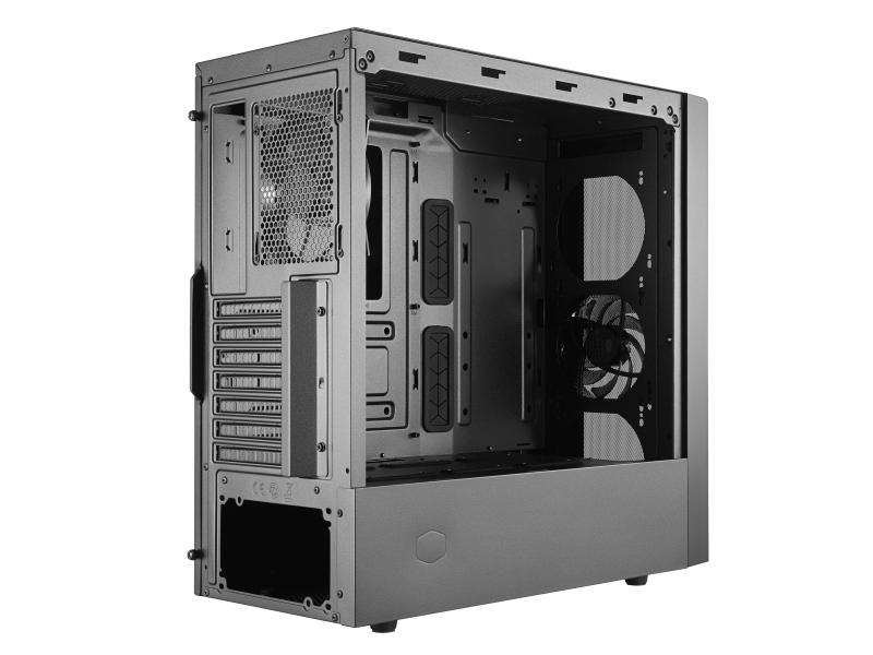 Cooler Master PC-Gehäuse MasterBox NR600, Farbe: Schwarz, Anzahl Lüfterplätze: 6, Sichtfenster, Gehäuse Bauart: Mid-Tower, Unterstützte Mainboards: ATX; Micro-ATX; Mini-ITX