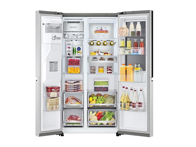 LG Foodcenter GSXV90BSDE Brushed Steel