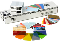 ZEBRA COLOR PVC CARD - GREEN Premier Farbe PVC Grün 30mil (500)  MSD
