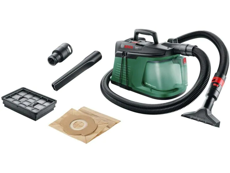 Bosch Trockensauger EasyVac 3, Motorleistung: 700 W, Staubsauger Funktionen: Trockensaugen, Farbe: Grün, Staubbehältervolumen: 2.1 l, Schlauchlänge: 2.2 m