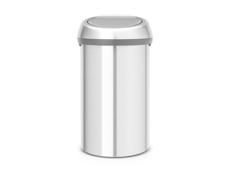 Brabantia Toucheimer Touch Bin Fingerprint proof 60 l, Matt Steel