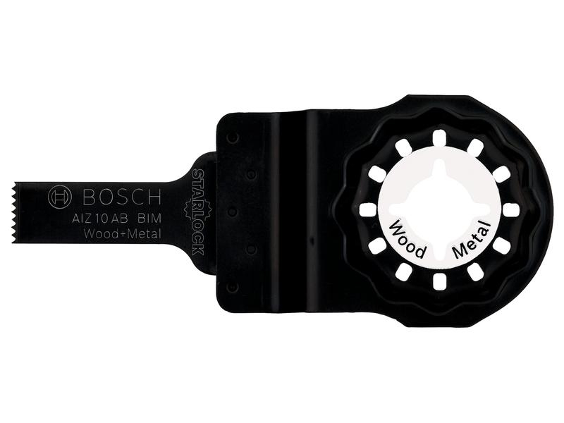 Bosch Tauchsägeblatt Starlock HCS Holz & Metall 10 x 20 mm, Zubehörtyp: Sägeblatt, Set: Nein