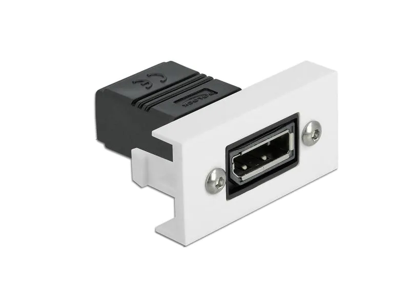 Delock Adapter gerade DisplayPort - DisplayPort, Kabeltyp: Adapter, Videoanschluss Seite A: DisplayPort, Videoanschluss Seite B: DisplayPort