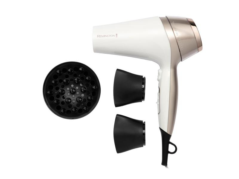 Remington Haartrockner D5720 Thermacare, Typ: Trockner, Diffusor, Farbe: Weiss; Bronze, Ionentechnologie, Leistung: 2200 W