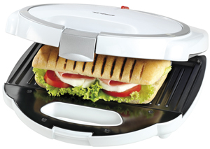 Trisa Sandwich Toaster Tasty Toast, zum Toasten und Grillen in Minutenschnelle,