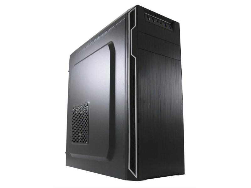 LC-Power PC-Gehäuse 7038B ATX Classic, Farbe: Schwarz, Anzahl Lüfterplätze: 4, Gehäuse Bauart: Mid-Tower, Unterstützte Mainboards: ATX; Micro-ATX; Mini-ITX