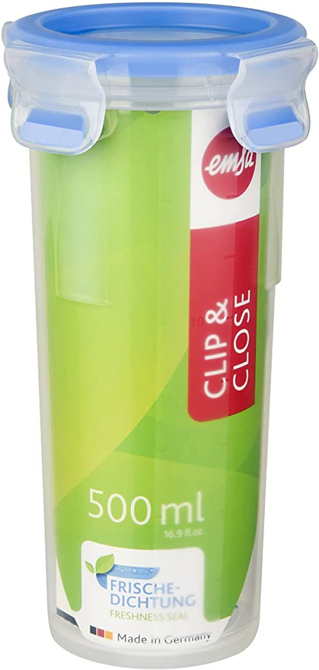 emsa Frischhaltedose CLIP & CLOSE, 0,50 Liter, transparent