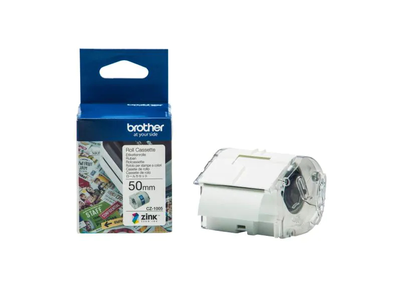 BROTHER Colour Paper Tape 50mm/5m CZ-1005 VC-500W Compact Label Printer