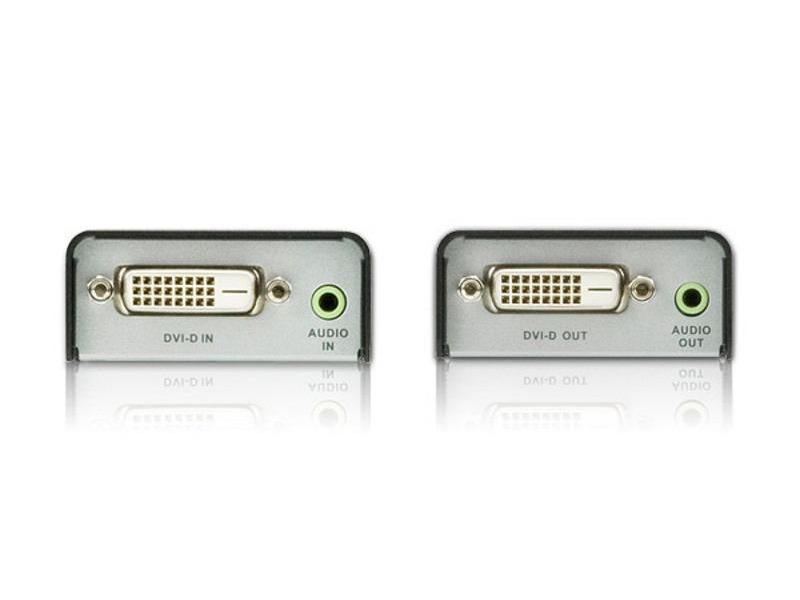 Aten DVI-Extender VE600A, Weitere Anschlüsse: Keine, Set: Ja, Reichweite: 40 m, Extender Typ: Cat-Extender, Videoanschlüsse: DVI-D, Einsatzzweck Extender: Video