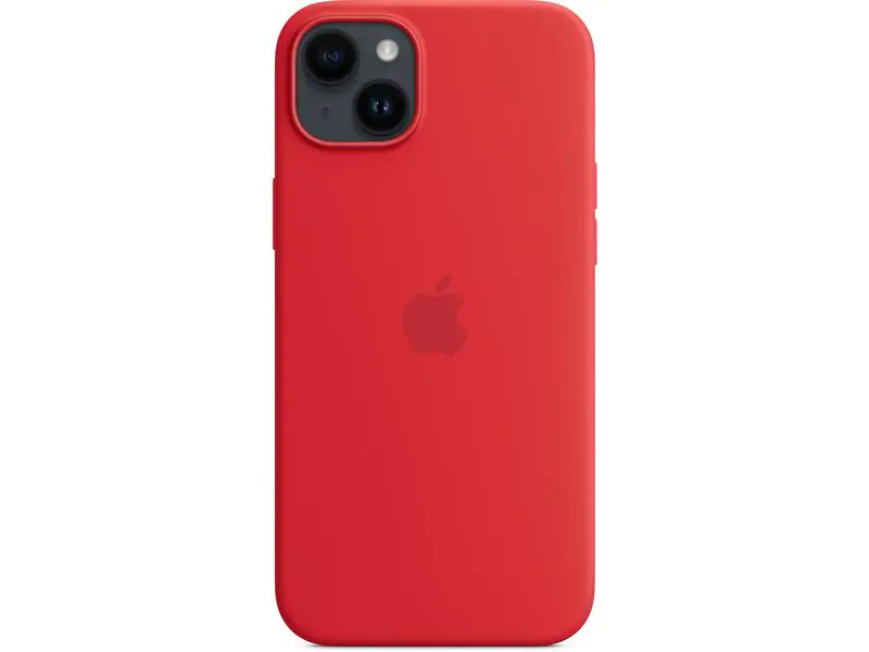 Apple Silicone Case mit MagSafe iPhone 14 Plus Rot