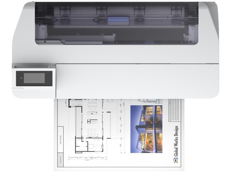 Epson Grossformatdrucker SureColor SC-T3100N, Verbindungsmöglichkeiten: LAN; Wi-Fi Direct; WLAN; USB, Druckertyp: Farbig, Drucktechnik: Tintenstrahl, Total Fassungsvermögen Papierzuführungen: 1 Seiten, Funktionen: Drucken, Anzahl Papierzuführungen (in