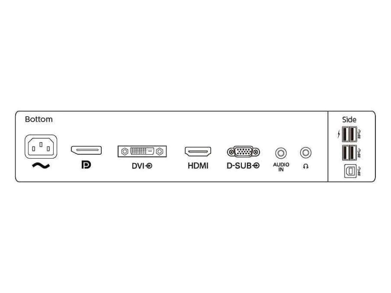 Philips 252B9/00, 25 Zoll LED, 1920 x 1200 Pixel Full HD, 16:10, DVI VGA HDMI USB, Schwarz