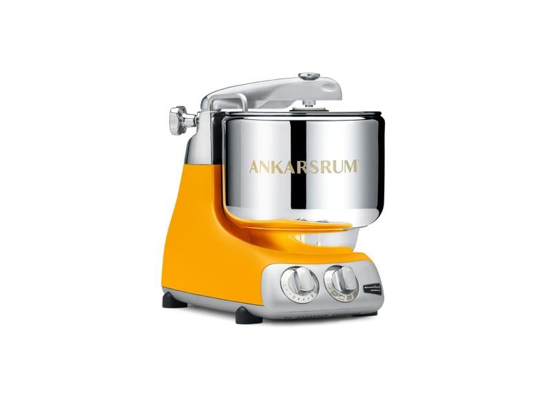 Ankarsrum AKM6230SB Sunbeam Yellow, Funktionen: Mixen, Kneten, Rühren, Pürieren, Detailfarbe: Sunbeam Yellow, Gerätetyp: Küchenmaschine, Leistungsaufnahme Betrieb: 1500 W, Timerfunktion: Nein, Display vorhanden: Nein