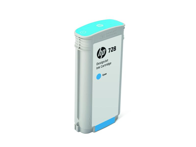 HP Tinte 728 cyan F9J67A DesignJet T730/T830 130ml