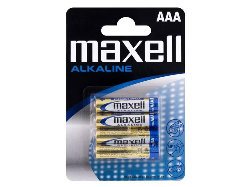 Maxell Batterie AAA 4 Stück Alkali 1,5 V
