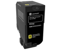 CORPORATE YELLOW TONER CARTR Lexmark 74C2HYE, Laser, Lexmark, CS725, Yellow, Europe, Black  MSD