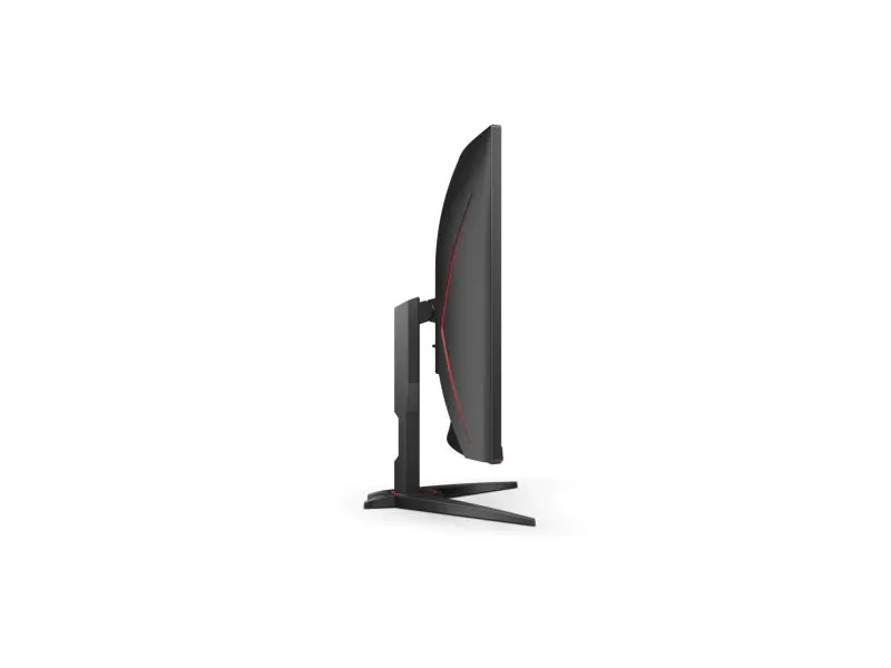 AOC Monitor C32G2ZE/BK, 31.5 Zoll LED, 1920 x 1080 Pixel Full HD, 16:9, HDMI, Schwarz/Rot