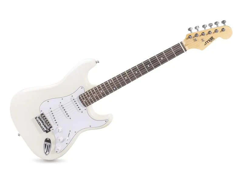 MAX E-Gitarre GigKit Weiss