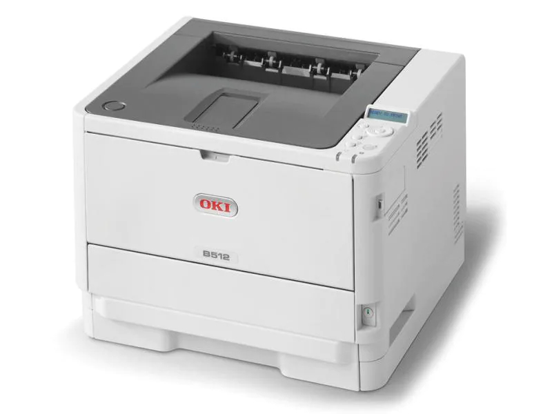 OKI B512dn, Schwarzweiss Laser Drucker, A4, 45 Seiten pro Minute, Drucken, Duplex