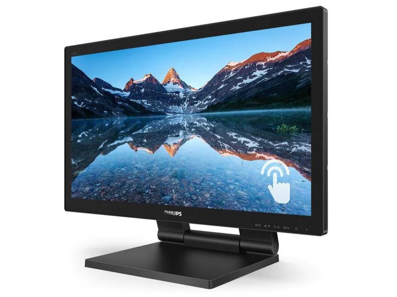 Philips 222B9T/00 Touch, 21.5 Zoll LED, 1920 x 1080 Pixel Full HD, 16:9, DVI VGA HDMI USB, Schwarz