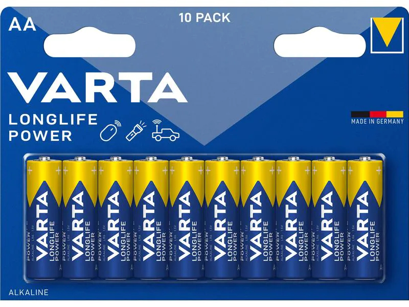 Varta Batterie AA Longlife Power 10 Stück