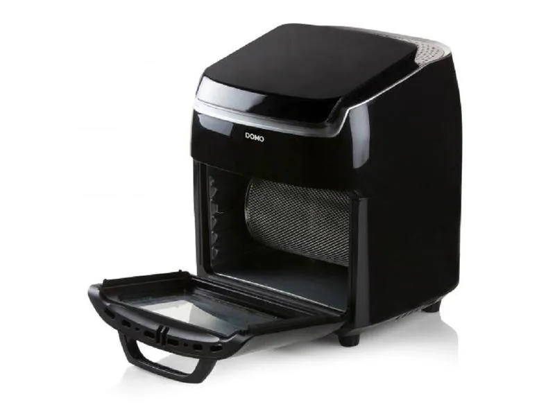 Domo Heissluft-Fritteuse Deli-Fryer 10 l, Detailfarbe: Schwarz, Frittiermethode: Heissluft, Display vorhanden: Ja, Multifunktionsgerät: Ja, Fassungsvermögen: 10 l