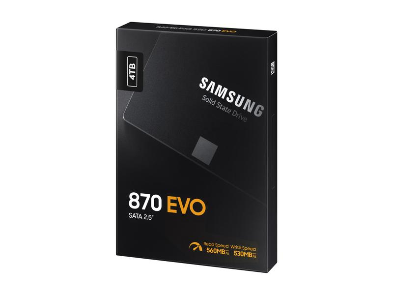 SAMSUNG MEMORY SSD 870 Evo Series 4TB MZ-77E4T0B/EU SATA III 2.5 V-NAND Basic