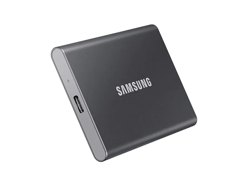 SAMSUNG MEMORY SSD Portable T7 500GB MU-PC500T/WW USB 3.1 Gen. 2 Titan Grey