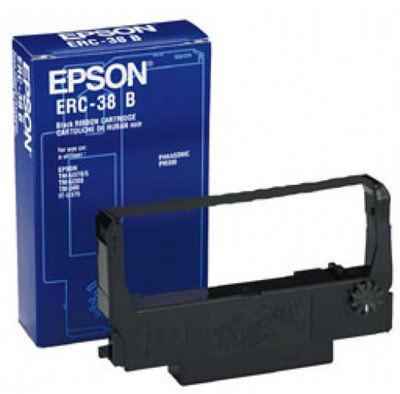 EPSON Farbband Nylon ERC 38 schwarz S015374 TM-U200 3 Mio.Zeichen