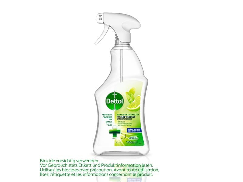 Dettol Desinfektion Hygiene-Reiniger Limetten- & Minze 750 ml