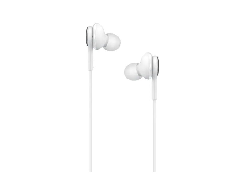 Samsung USB Type-C In-Ear-Kopfhörer EO-IC100, Verbindungsmöglichkeiten: USB Typ-C, Farbe: Weiss, Impedanz: 32 ?, Kopfhörer Trageform: In-Ear, Kopfhörer Bauform: Halboffen, Einsatzbereich: Lifestyle, Kopfhörer Ausstattung: Inline-Fernbedienung; Anruf-