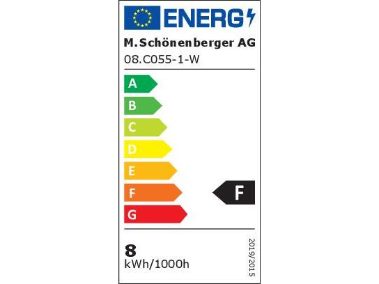 Illurbana Wandleuchte Wild Camper 55 3000 K, Weiss, Leuchten Kategorie: Wandleuchte, Betriebsart: Netzbetrieb, Leuchtmittel: LED, Lampensockel: LED fest verbaut, Farbtemperatur Kelvin: 3000 K, Dimmbar: nicht dimmbar