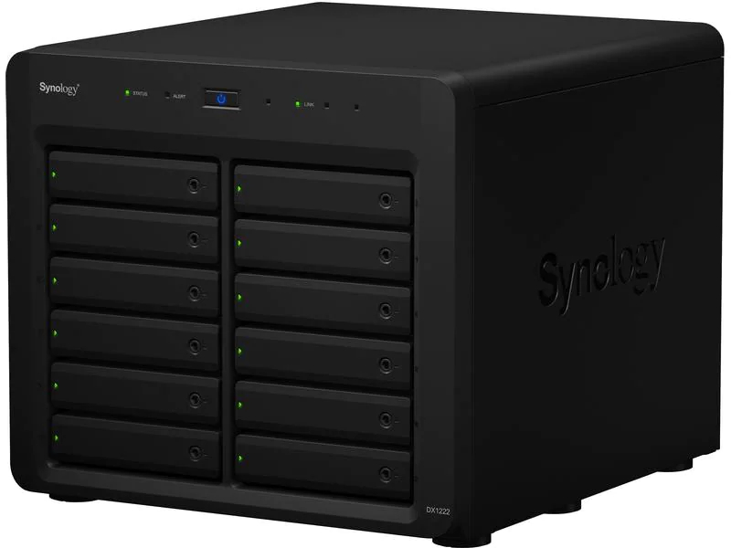 Synology NAS-Erweiterungsgehäuse DX1222, Anzahl Laufwerkschächte: 12