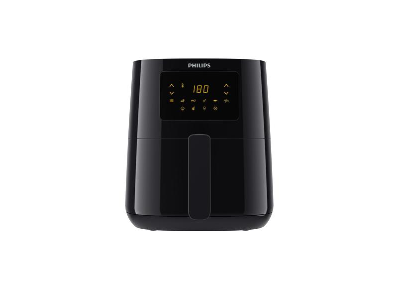 Philips Heissluft-Fritteuse Essential Airfryer 0.8 kg, Farbe: Schwarz, Frittiermethode: Heissluft, Display vorhanden: Ja, Multifunktionsgerät: Nein, Fassungsvermögen: 4.1 l