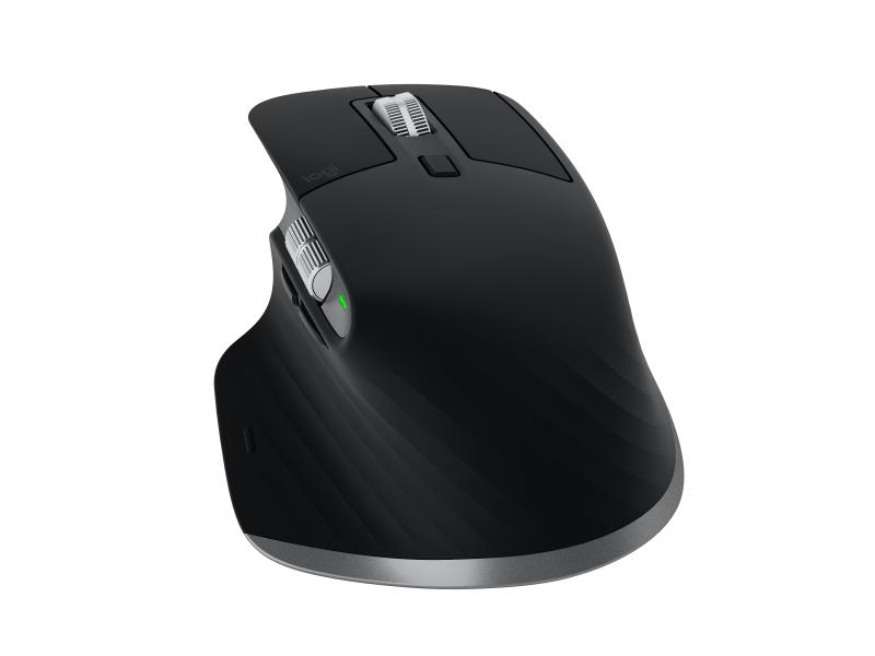 Logitech Maus MX Master 3 for Mac, Maus-Typ: Standard, Maus Features: Seitliches Scrollrad, Scrollrad, Daumentaste, Bedienungsseite: Rechtshänder, Farbe: Graphit, Verbindungsart: Kabellos, Schnittstelle: Bluetooth