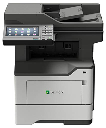 Lexmark MX622adhe, Schwarzweiss Laser Drucker, A4, 47 Seiten pro Minute, Drucken, Scannen, Kopieren, Fax, Duplex