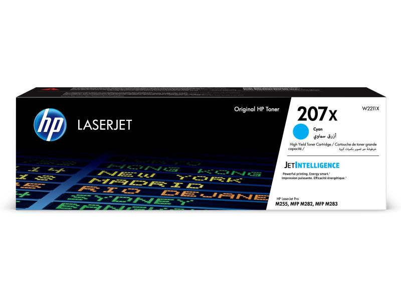 HP Toner-Modul 207X cyan W2211X CLJ Pro M255/282/283 2450 S.