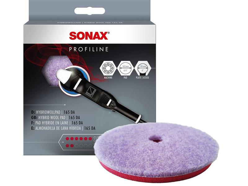Sonax Polierpad Profiline, Hybrid Woll Pad, Ø 165 mm, 1 Stück, Kabellänge: 0 m, Tellerdurchmesser: 165 mm, Set: Nein, Produkttyp: Polierpad, Leistung: 0 W, Betriebsart: Keine