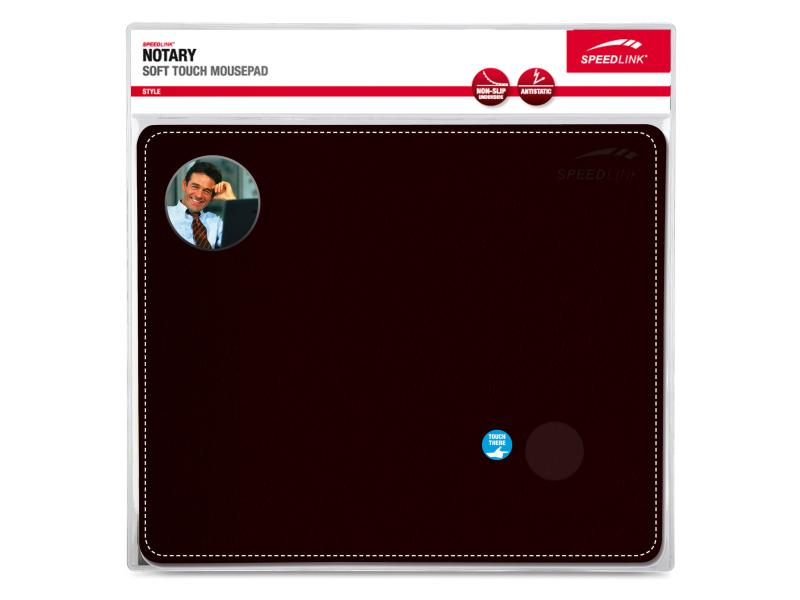 SPEEDLINK Soft Touch Mousepad Notary SL6243LBK black