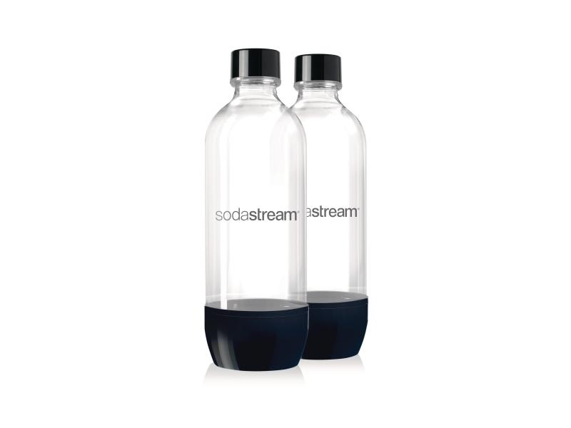 Sodastream Flasche 1.0 l Duopack Schwarz, Zubehörtyp: Flasche, passt zu allen SodaStream Geräten (ausser Crystal)