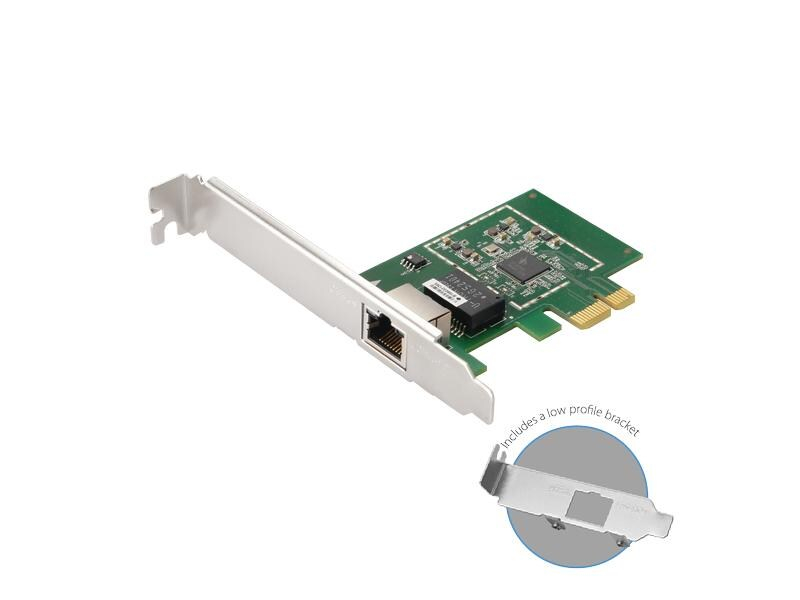 Edimax Netzwerkkarte EN-9225TX-E, 2.5Gbps PCI-Express x1, Schnittstellen: RJ-45 (Ethernet), Schnittstellengeschwindigkeit: 2.5 Gbit/s, Formfaktor: Low-Profile, Full-Height, Anwendungsbereich: Home, Business, Anschlussart: PCI-Express x1