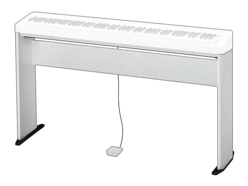 Casio Keyboardständer CS-68PWE, Gewicht: 8 kg, Material: Holz, Stativ-Bauart: Unterbau, Höhenverstellbar: Nein, Eigenschaften: Fix