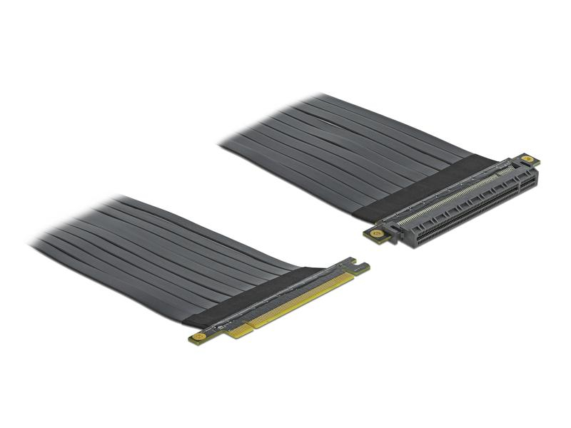Delock PCI-E Riser Karte x16 zu x16 flexibel, 30 cm