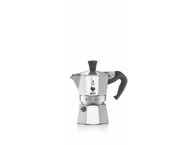 Bialetti Espressokanne Moka Express Oceana Silber, 1 Tassen