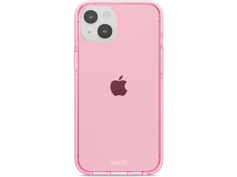 Holdit Back Cover Seethru iPhone 14 Plus Pink, Fallsicher: Nein, Kompatible Hersteller: Apple, Detailfarbe: Pink, Mobiltelefon Kompatibilität: iPhone 14 Plus, Material: Polypropylen (PP), Thermoplastisches Polyurethan (TPU), Bewusste Eigenschaften: Keine